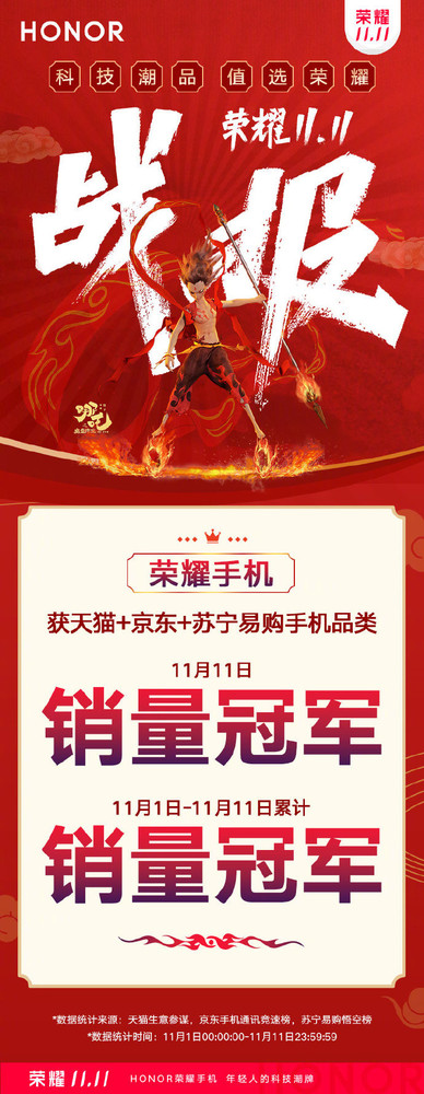榮耀雙11戰(zhàn)報